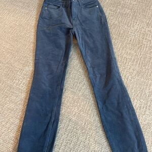 Pilcro Blue Corduroy Trousers